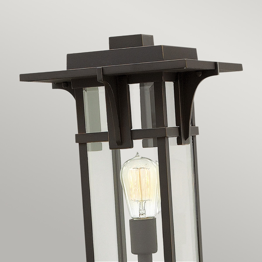 Hinkley - Venkovní lampa MANHATTAN 1xE27/100W/230V IP44 černá