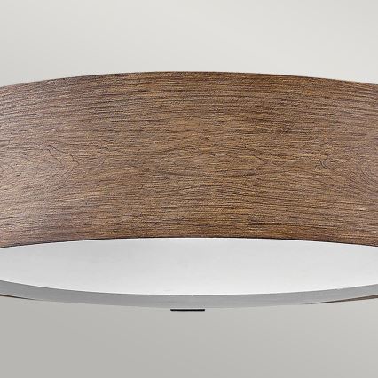Hinkley - Stropní svítidlo SAWYER 3xE14/40W/230V pr. 38 cm sekvoj/hnědá