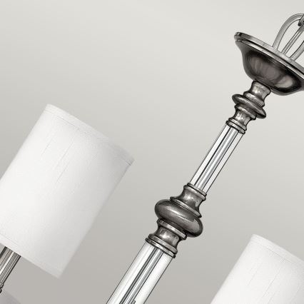 Hinkley - Lustr na řetězu SUSSEX 9xE14/40W/230V matný chrom