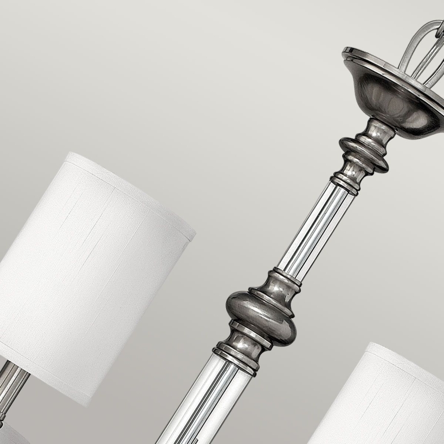 Hinkley - Lustr na řetězu SUSSEX 9xE14/40W/230V matný chrom