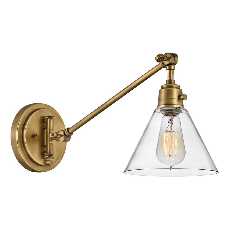 Hinkley - Nástěnná lampa ARTI 1xE27/60W/230V mosaz