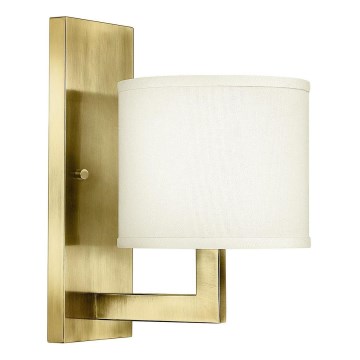 Hinkley - Nástěnné svítidlo HAMPTON 1xE27/60W/230V zlatá