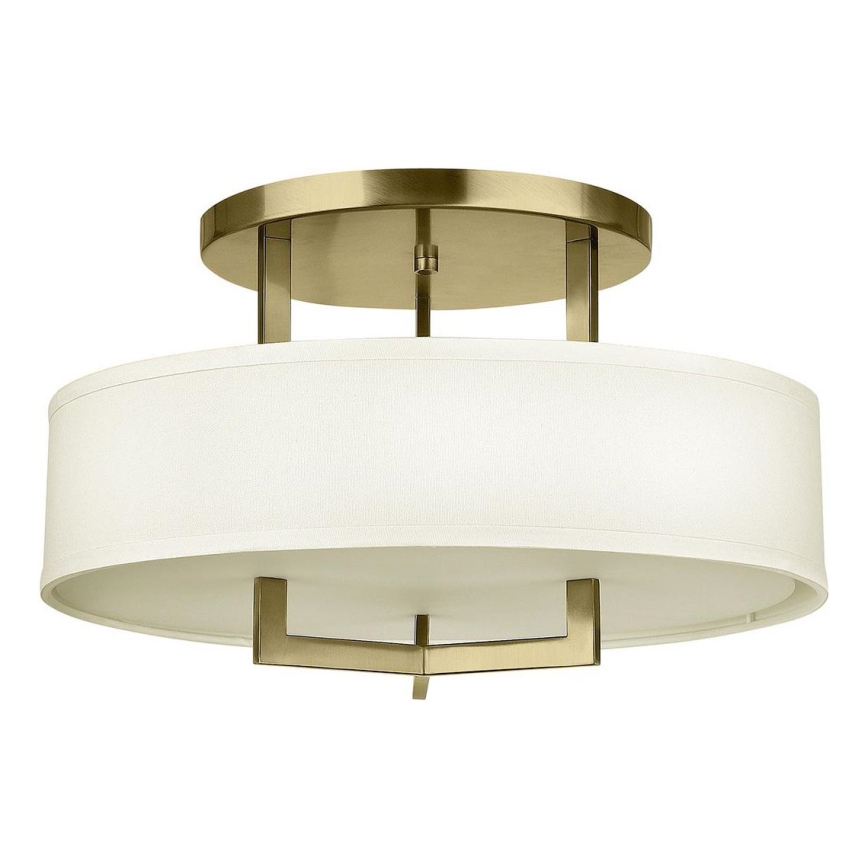 Hinkley - Stropní svítidlo HAMPTON 3xE27/60W/230V pr. 50,8 cm zlatá