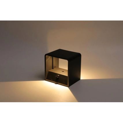 HÖFFTECH - LED Nabíjecí nástěnné svítidlo se senzorem pohybu LED/0,8W/3,7V 1200 mAh