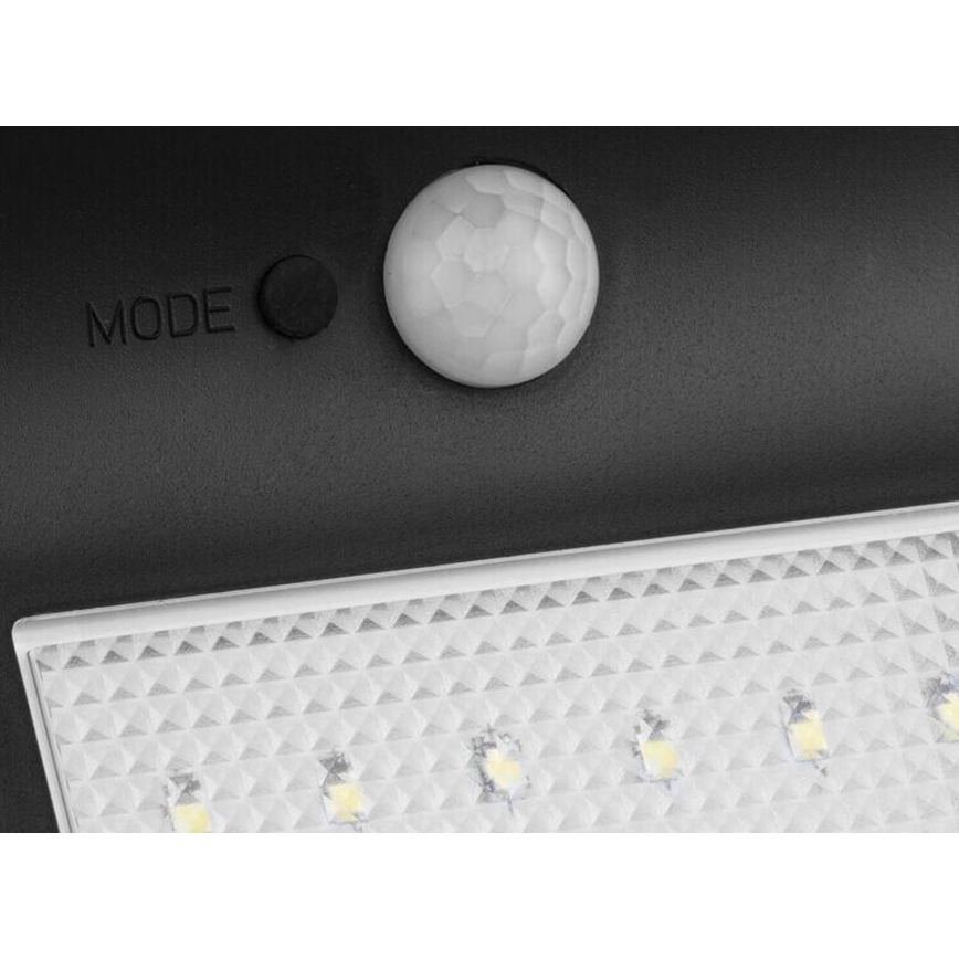 HÖFFTECH - LED Solární nástěnná lampa se senzorem pohybu a soumraku LED/3,7V 2200 mAh IP44