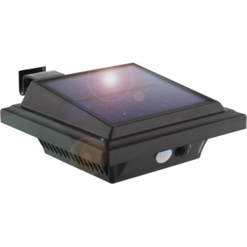 HÖFFTECH - LED Solární nástěnné svítidlo se senzorem pohybu a soumraku LED/3,7V 2000 mAh IP65