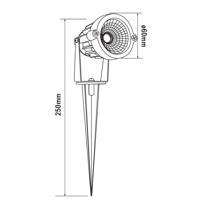 HÖFFTECH - LED Venkovní lampa LED/5W/230V IP65