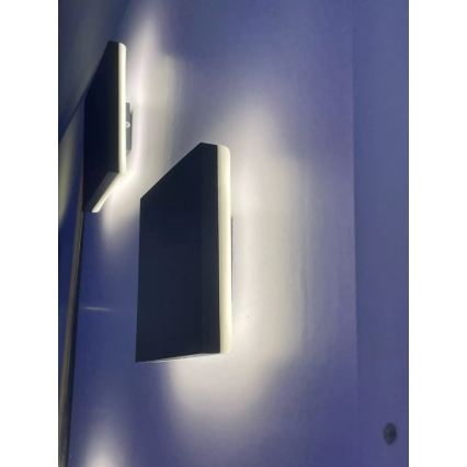 HÖFFTECH - LED Venkovní nástěnné svítidlo LED/10W/230V čtvercový IP65