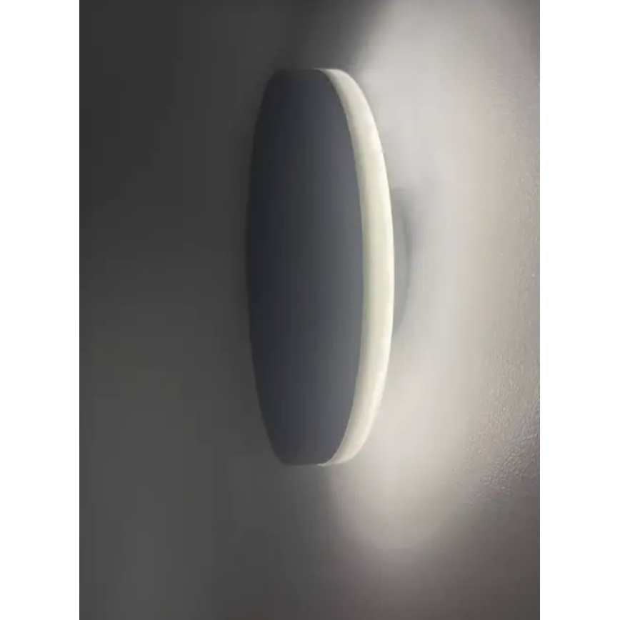 HÖFFTECH - LED Venkovní nástěnné svítidlo LED/10W/230V kulatý IP65