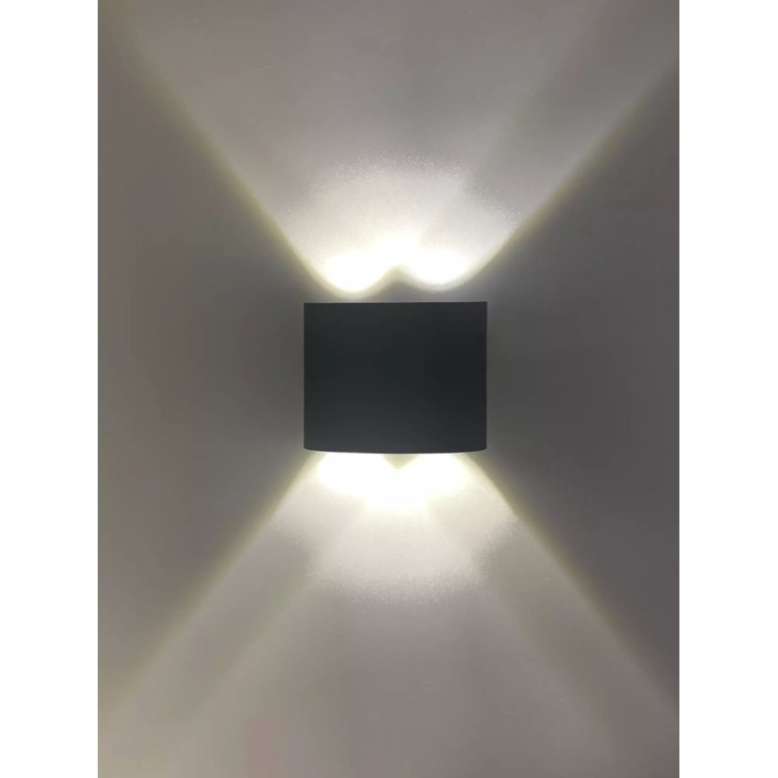 HÖFFTECH - LED Venkovní nástěnné svítidlo UP&DOWN 4xLED/1W/230V IP65