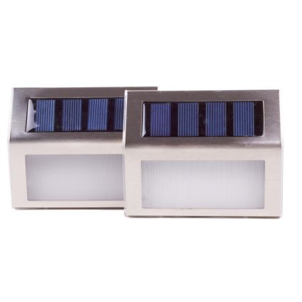 HÖFFTECH - SADA 2x LED Solární nástěnné svítidlo LED/1,2V 400 mAh IP44