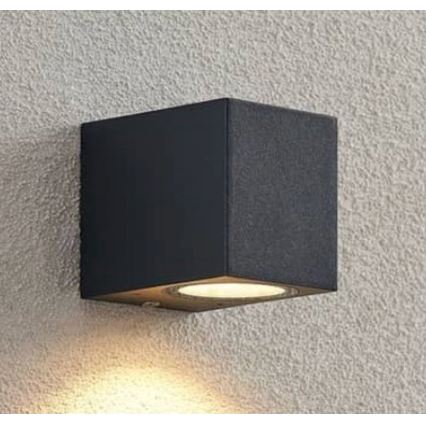HÖFFTECH - Venkovní nástěnné svítidlo 1xGU10/35W/230V IP65
