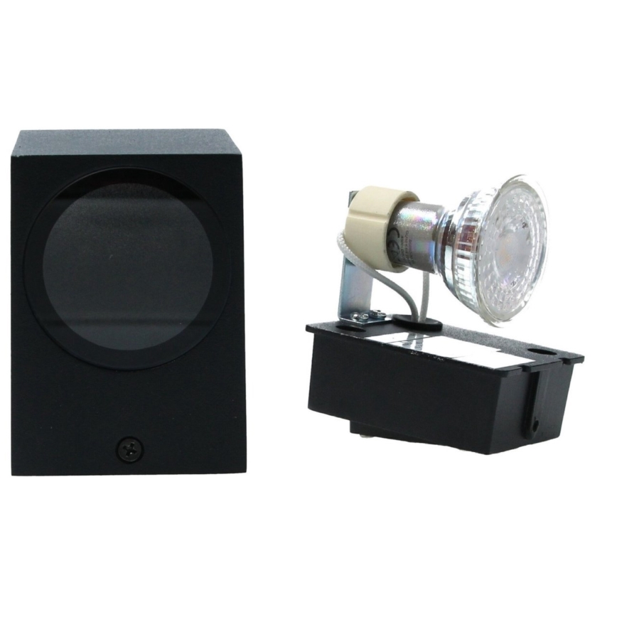 HÖFFTECH - Venkovní nástěnné svítidlo 1xGU10/35W/230V IP65