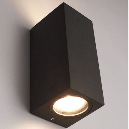 HÖFFTECH - Venkovní nástěnné svítidlo 2xGU10/35W/230V IP65