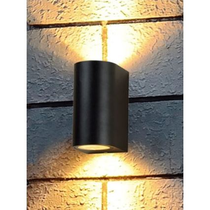 HÖFFTECH - Venkovní nástěnné svítidlo 2xGU10/35W/230V IP65