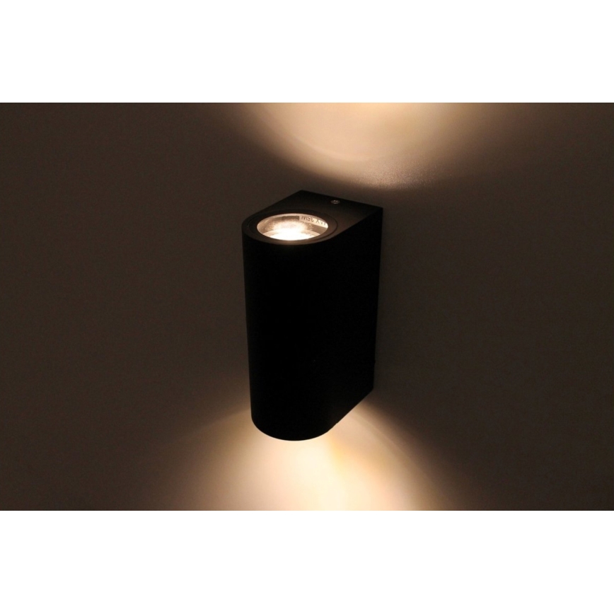 HÖFFTECH - Venkovní nástěnné svítidlo 2xGU10/35W/230V IP65