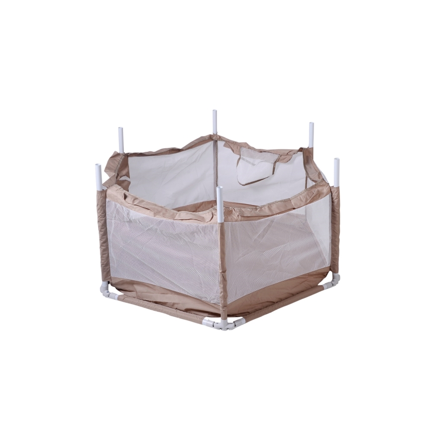 Hrací ohrádka 120 cm hnědá