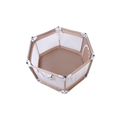 Hrací ohrádka 120 cm hnědá