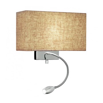 Ideal Lux 103204 - Nástěnné svítidlo 1xE27/60W + LED/1W/230V Ideal Lux 103204 - Nástěnné svítidlo 1xE27/60W + LED/1W/230V