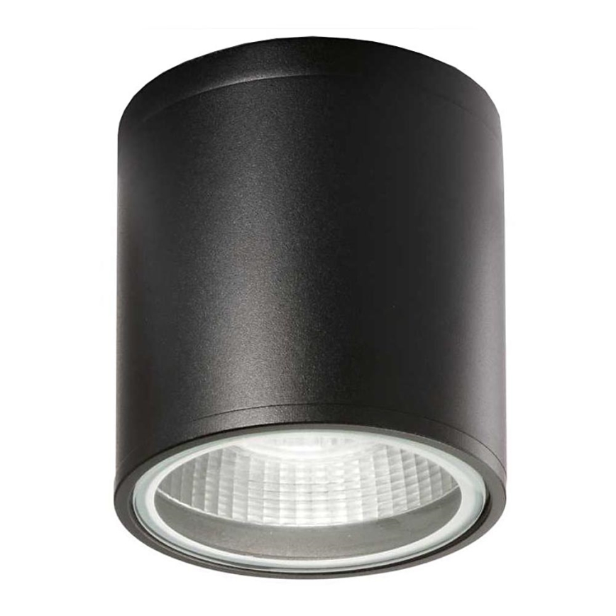 Ideal Lux - Koupelnové bodové svítidlo GUN 1xGU10/28W/230V IP44 černá