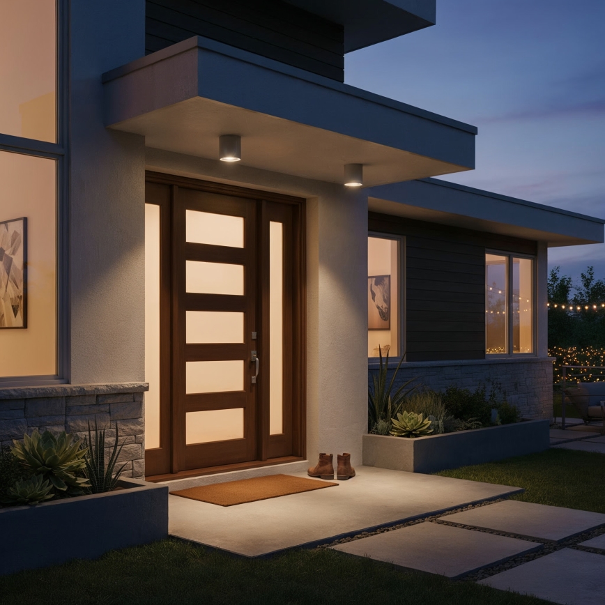 Ideal Lux - Koupelnové bodové svítidlo GUN 1xGU10/28W/230V IP55 hnědá