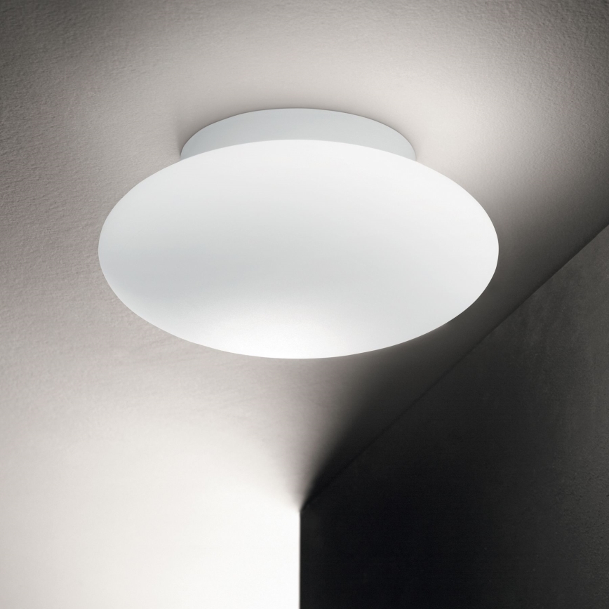 Ideal Lux - Koupelnové stropní svítidlo BUBBLE 1xE27/60W/230V pr. 33,5 cm IP44 bílá