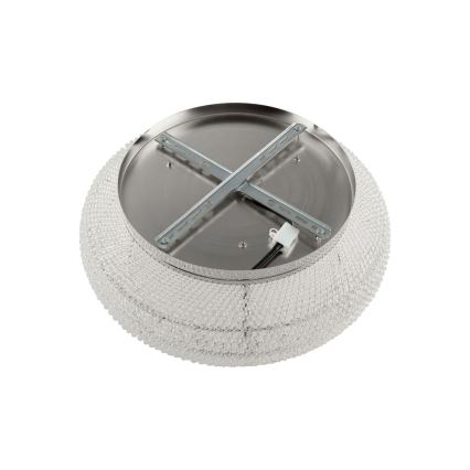 Ideal Lux - Křišťálové stropní svítidlo PASHA 10xE14/40W/230V pr. 55 lesklý chrom