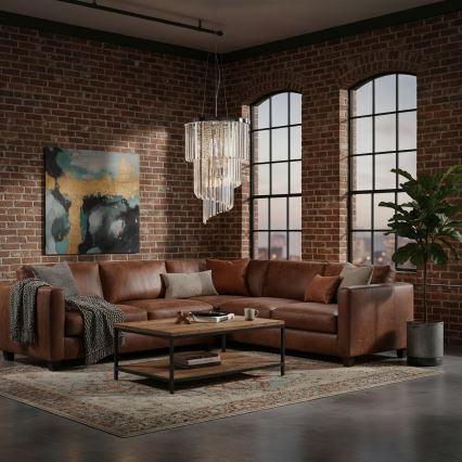 Ideal Lux - Křišťálový lustr na lanku CARLTON 8xE14/40W/230V pr. 40 cm lesklý chrom