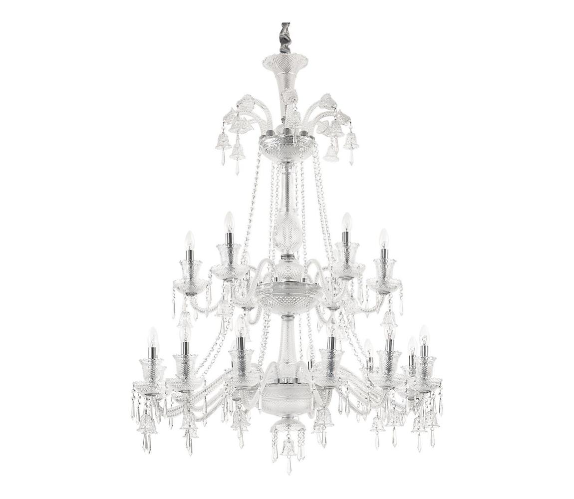 Ideal Lux Ideal Lux - Křišťálový lustr na lanku REDENTORE 18xE14/40W/230V ID176291