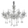 Ideal Lux - Křišťálový lustr na řetězu COLOSSAL 8xE14/40W/230V pr. 78 cm lesklý chrom