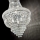 Ideal Lux - Křišťálový lustr na řetězu DUBAI 10xE14/28W/230V pr. 52 cm lesklý chrom