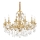 Ideal Lux - Křišťálový lustr na řetězu GIOCONDA 12xE14/40W/230V pr. 90 cm zlatá