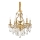 Ideal Lux - Křišťálový lustr na řetězu GIOCONDA 6xE14/40W/230V pr. 62 cm zlatá