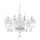 Ideal Lux - Křišťálový lustr na řetězu NEGRESCO 10xE14/28W/230V pr. 85 cm čirá