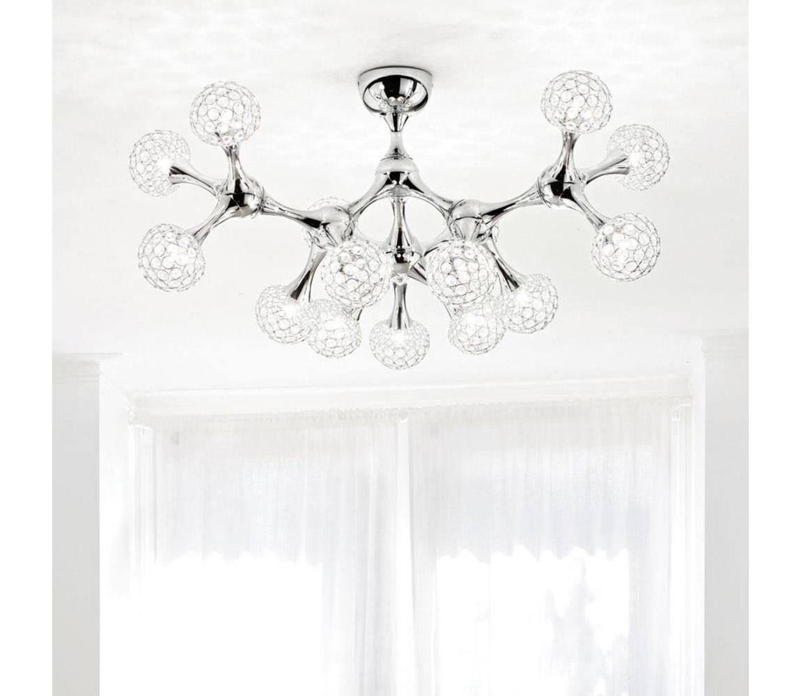 Ideal Lux Ideal Lux - Křišťálový lustr na tyči NODI 15xG9/40W/230V ID093512