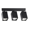 Ideal Lux - LED Bodové svítidlo DYNAMITE 3xGU10/7W/230V CRI 90 černá