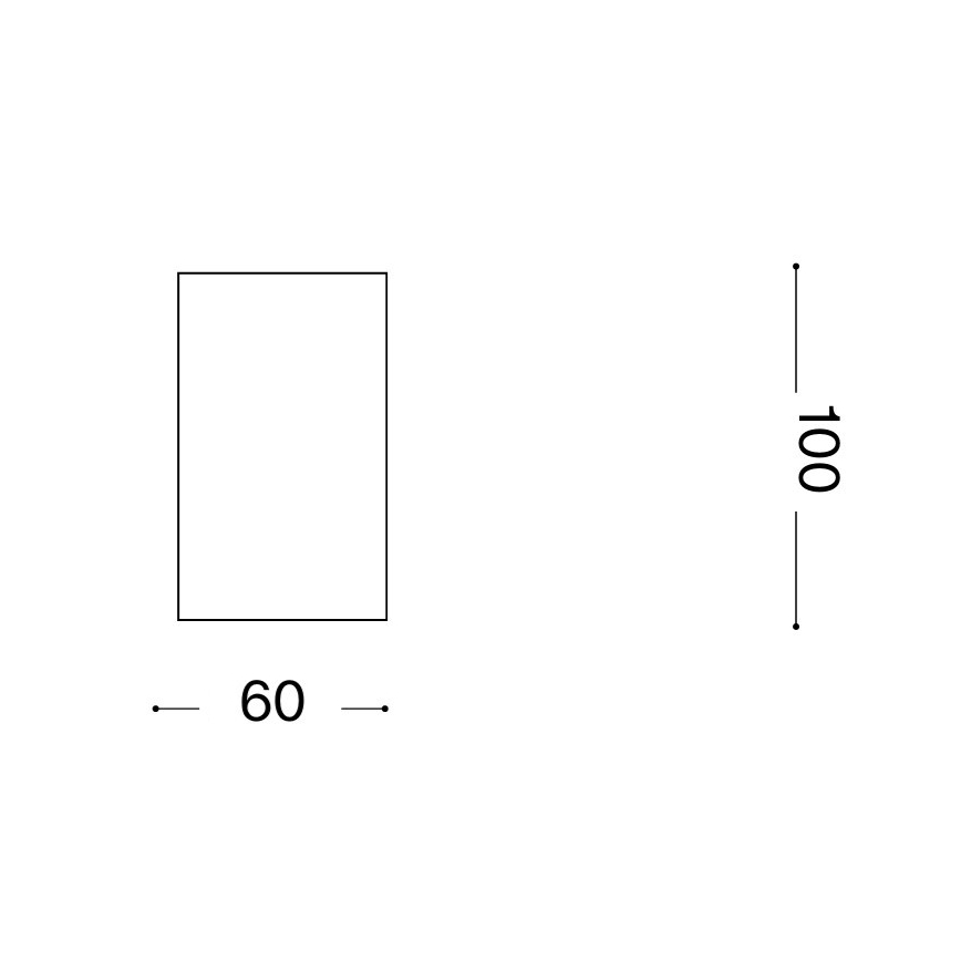 Ideal Lux - LED Bodové svítidlo LOOK 1xGU10/7W/230V CRI 90 6x6 cm mosaz