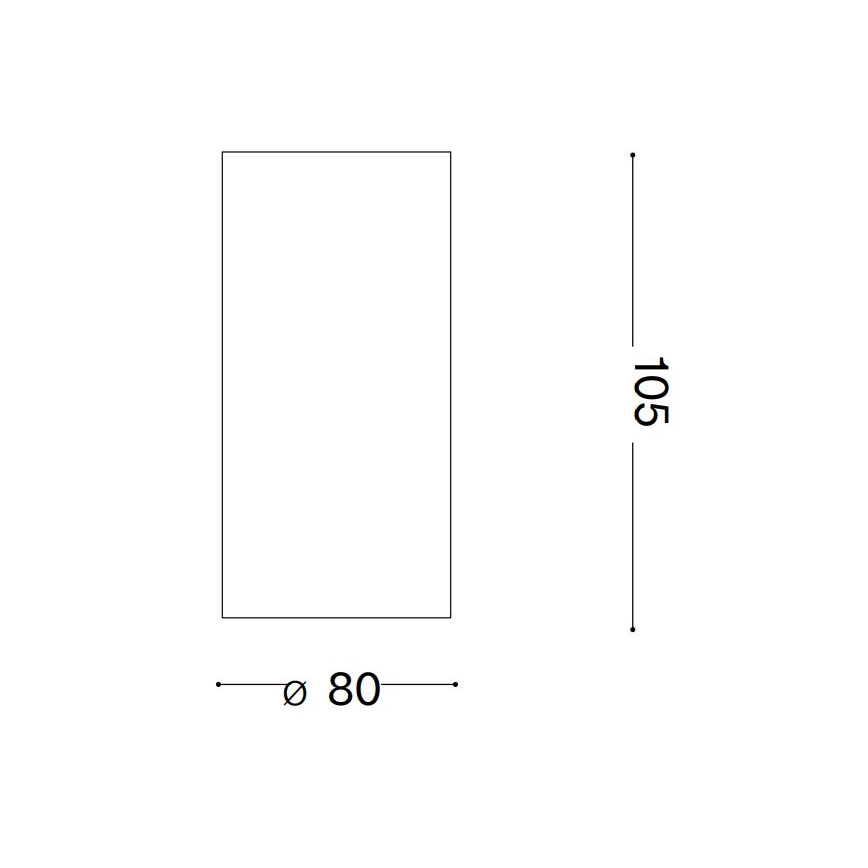 Ideal Lux - LED Bodové svítidlo NITRO LED/10W/230V pr. 8 cm CRI 90 bílá