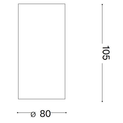 Ideal Lux - LED Bodové svítidlo NITRO LED/10W/230V pr. 8 cm CRI 90 černá