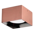 Ideal Lux - LED Bodové svítidlo SPIKE 1xGX53/9W/230V 10x10 cm měď