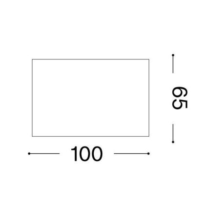 Ideal Lux - LED Bodové svítidlo SPIKE 1xGX53/9W/230V 10x10 cm zlatá