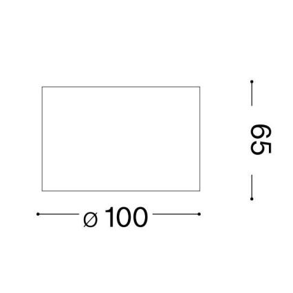 Ideal Lux - LED Bodové svítidlo SPIKE 1xGX53/9W/230V bílá