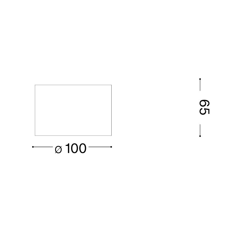 Ideal Lux - LED Bodové svítidlo SPIKE 1xGX53/9W/230V pr. 10 cm lesklý chrom