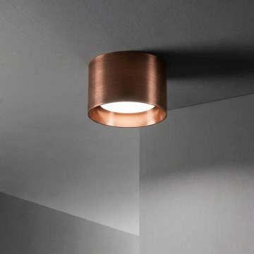 Ideal Lux - LED Bodové svítidlo SPIKE 1xGX53/9W/230V pr. 10 cm měděná