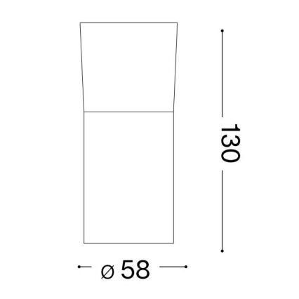 Ideal Lux - LED Bodové svítidlo TOBY 1xGU10/7W/230V CRI 90 bílá