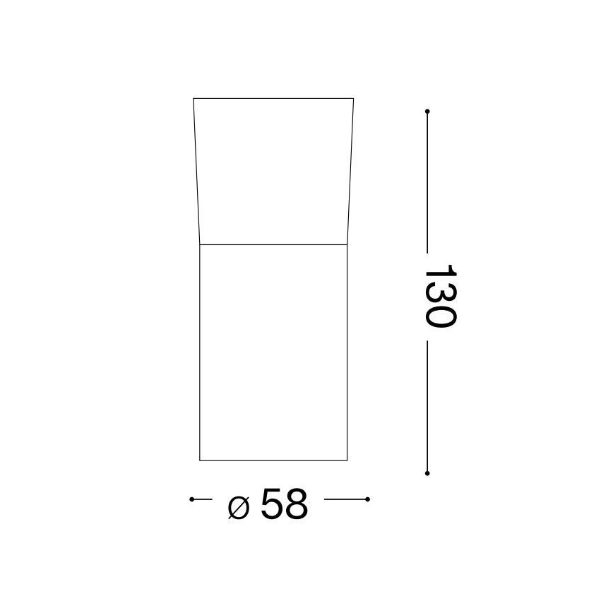 Ideal Lux - LED Bodové svítidlo TOBY 1xGU10/7W/230V CRI 90 bílá