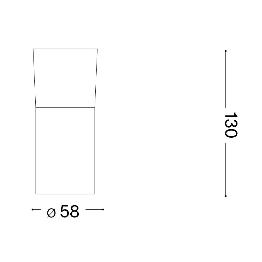 Ideal Lux - LED Bodové svítidlo TOBY 1xGU10/7W/230V CRI 90 černá