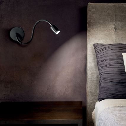 Ideal Lux - LED Flexibilní lampička FOCUS LED/4W/230V CRI 90 černá
