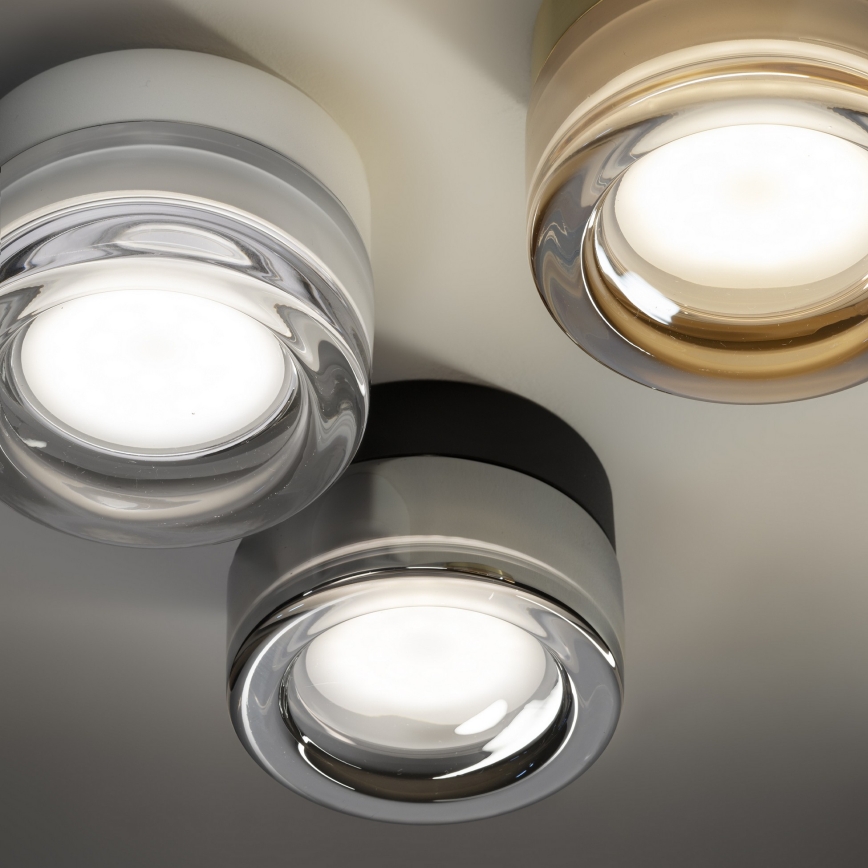 Ideal Lux - LED Koupelnové stropní svítidlo LOLLY 1xGX53/9W/230V pr. 10,5 cm IP44 bílá/čirá