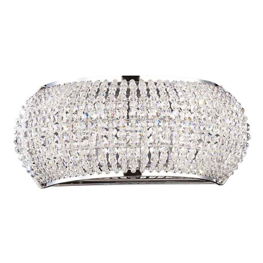 Ideal Lux - LED Křišťálové nástěnné svítidlo PASHA 3xG9/3W/230V lesklý chrom